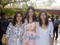 Cast of Veere Di Wedding snapped promoting their film