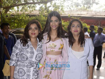 Cast of Veere Di Wedding snapped promoting their film