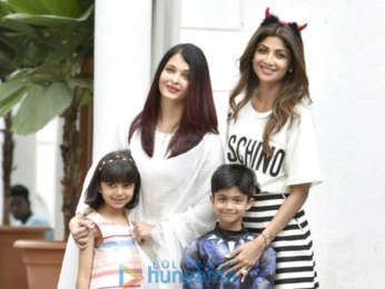 Celebs grace Shilpa Shetty's son Viaan's birthday party at their residence in Juhu