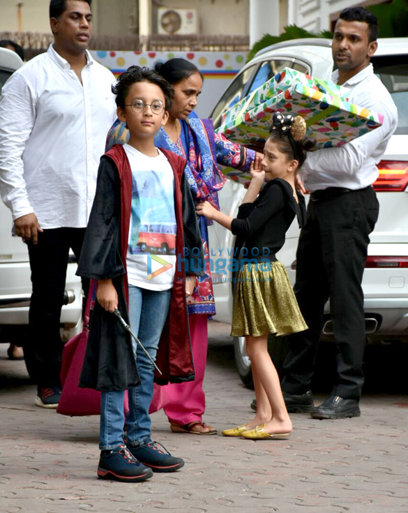 celebs grace shilpa shettys son viaans birthday party at their residence in juhu 5