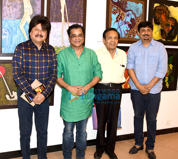 celebs grace unveiling of sanjay chhels first painting exhibition man the moon my abstract journey at jehangir art gallery 3