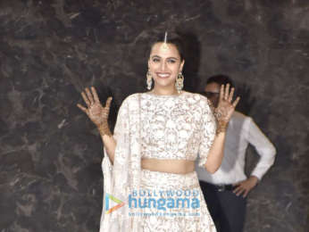 Celebs snapped arriving for Sonam Kapoor's mehendi at Signature Island in BKC