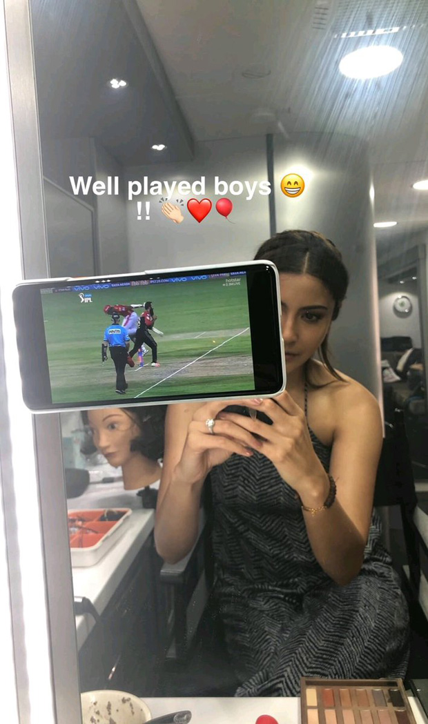 Couple Goals Much! Wifey Anushka Sharma happily cheers for hubby Virat Kohli on the sets of Zero