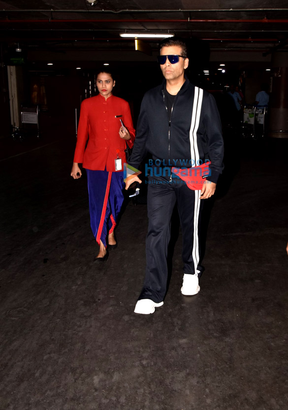 deepika padukone and karan johar snapped at the airport 2