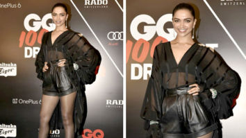Leather shorts, cape blouse, intense eyes and a high braid – Deepika Padukone went edgy AF! Yay or Nay?
