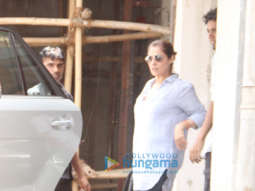 Dimple Kapadia snapped outside a clinic in Bandra