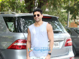 Farhan Akhtar spotted at Otters Club in Bandra