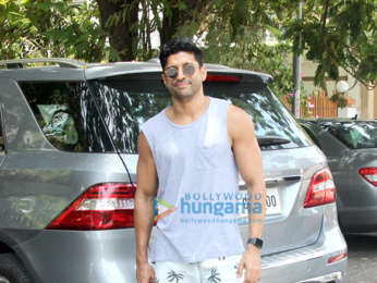 Farhan Akhtar spotted at Otters Club in Bandra