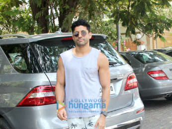 Farhan Akhtar spotted at Otters Club in Bandra
