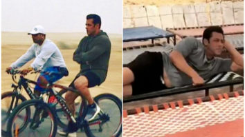 WATCH: Salman Khan takes ATV ride and cycles back from Race 3 set; enjoys Dhaba food with Jacqueline Fernandez in Jaisalmer