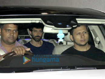 Hrithik Roshan snapped at Sussanne Khan's house celebrating their son's birthday