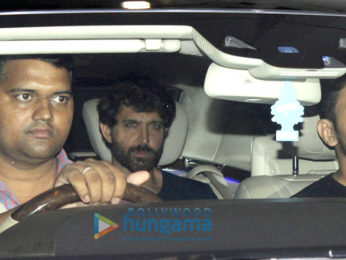 Hrithik Roshan snapped at Sussanne Khan's house celebrating their son's birthday