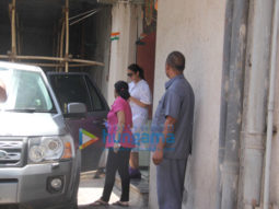 Huma Qureshi spotted at a clinic
