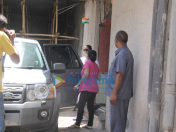 Huma Qureshi spotted at a clinic