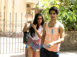 Nimrat Kaur, Ishaan Khatter and Malavika Mohanan at The Kitchen Garden