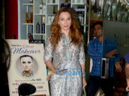 Iulia Vantur spotted at Juice salon in Bandra