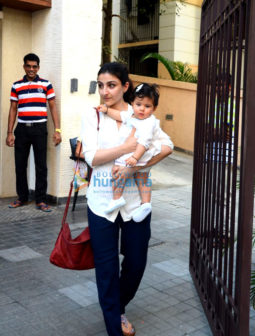 Jacqueline Fernandez and Soha Ali Khan spotted in Bandra