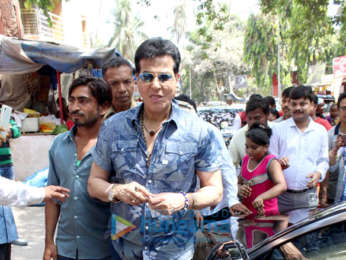 Jeetendra spotted at a temple in Juhu