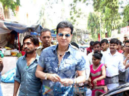 Jeetendra spotted at a temple in Juhu