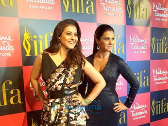 Kajol unveils her wax statue along with her daughter Nysa at Madame Tussauds in Singapore