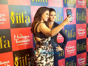 Kajol unveils her wax statue along with her daughter Nysa at Madame Tussauds in Singapore