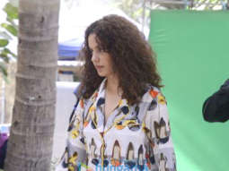 Kangana Ranaut and Amyra Dastur spotted on location in Bandra