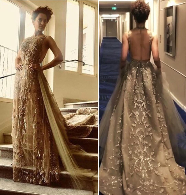 Kangana Ranaut in a Zuhair Murad ensemble