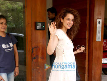 Kangana Ranaut snapped at Komal Jain’s office in Juhu