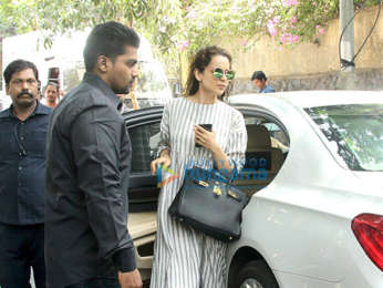 Kangana Ranaut snapped in Mumbai