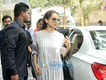 Kangana Ranaut snapped in Mumbai