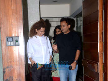 Kangana Ranaut spotted in Juhu