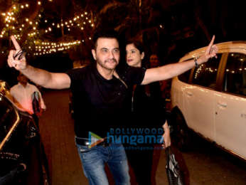 Karan Johar, Jacqueline Fernandez, Arjun Kapoor and others spotted at Sonam Kapoor's house in Juhu