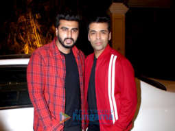 Karan Johar, Jacqueline Fernandez, Arjun Kapoor and others spotted at Sonam Kapoor’s house in Juhu