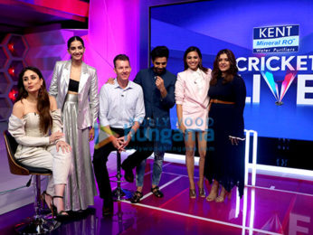 Kareena Kapoor Khan, Sonam Kapoor Ahuja, Swara Bhaskar, Shikha Talsania snapped promoting Veere Di Wedding on Kent Cricket Live at Star Sports Studio