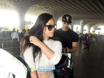Krishna Shroff snapped at the airport