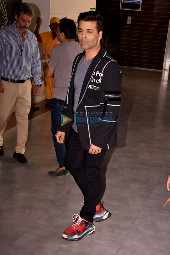 madhuri dixit and karan johar attend the trailer launch of the film bucket list 4