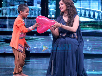 Madhuri Dixit snapped on the sets of High Fever