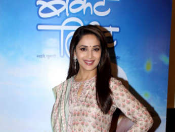 Madhuri Dixit snapped promoting her film Bucket List