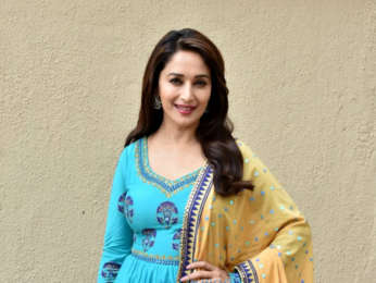 Madhuri Dixit snapped promoting her film Bucket List