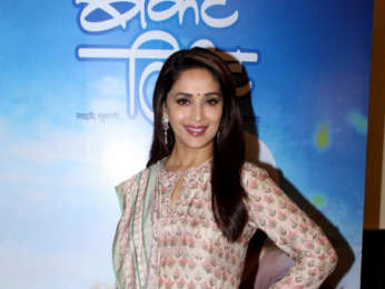 Madhuri Dixit snapped promoting her film Bucket List