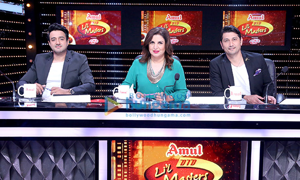 madhuri dixit snapped promoting her film bucket list on did little master 3