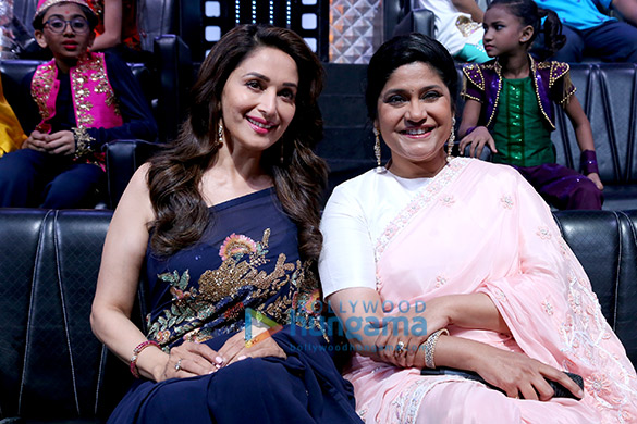 madhuri dixit snapped promoting her film bucket list on did little master 8