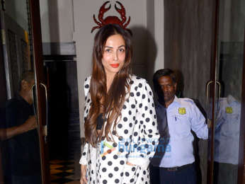 Malaika Arora and Aditi Govitrikar spotted at Bastian in Bandra