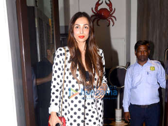 Malaika Arora and Aditi Govitrikar spotted at Bastian in Bandra