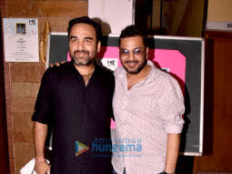 Mukesh Chabbra and Pankaj Tripathi snapped taking a class with kids