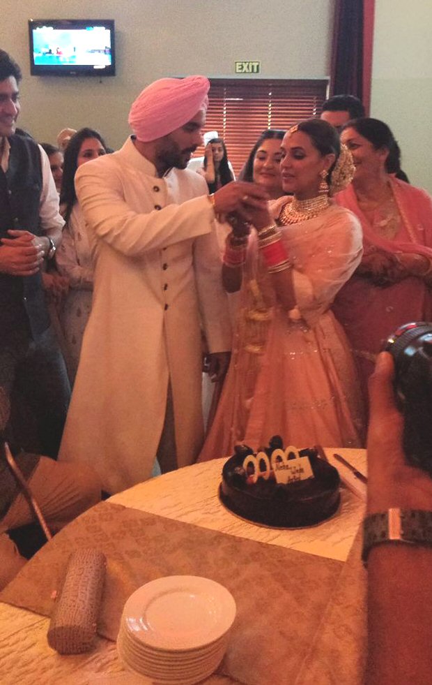 Neha Dhupia and Angad Bedi wedding: INSIDE details, pics and video from their secret wedding