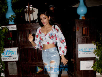 Nidhhi Agerwal snapped at Corchine in Bandra