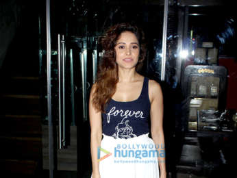 Nushrat Bharucha spotted at Silver Beach Cafe in Juhu