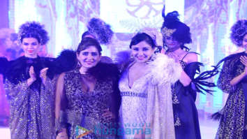 Pooja Chopra walks the ramp for Pria Kataria Puri’s fashion show