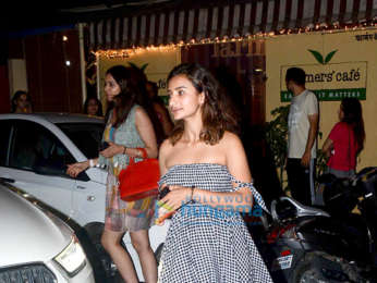 Rajkummar Rao and Patralekha spotted at Farmers' Cafe